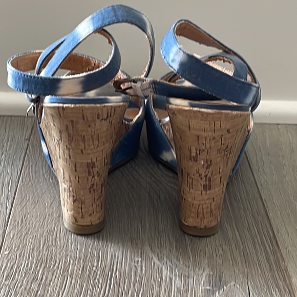 UNIONBAY Tie Dye Cork Ankle Wrap Wedge Sandal -8.5 - Picture 7 of 12